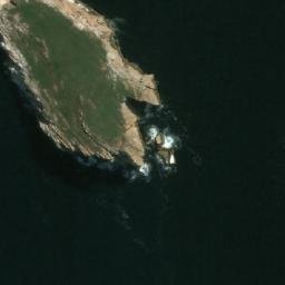 Satellite imagery of Hippolyte Rocks, AU
