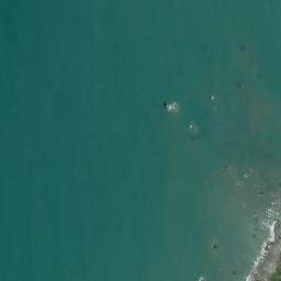 Satellite imagery of Waitahi Bluff, NZ
