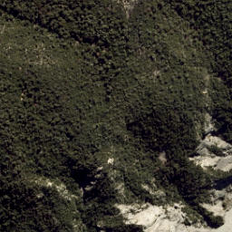 Satellite imagery of Shannon Cliffs, NZ