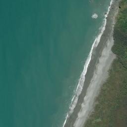 Satellite imagery of Commissioner Point, NZ