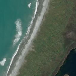 Satellite imagery of Commissioner Point, NZ