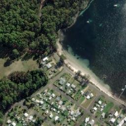 Satellite imagery of Port Arthur Historic Site, AU