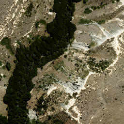 Satellite imagery of The Pinnacles, NZ