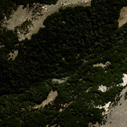 Satellite imagery of The Pinnacles, NZ