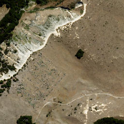 Satellite imagery of The Pinnacles, NZ