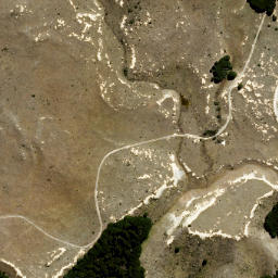 Satellite imagery of The Pinnacles, NZ