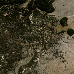 Satellite imagery of The Pinnacles, NZ