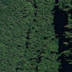 Satellite imagery of Canopy Bluff, NZ