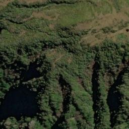 Satellite imagery of Slippery Brae, NZ