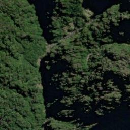 Satellite imagery of Slippery Brae, NZ