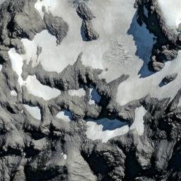 Satellite imagery of Notch Ridge, NZ