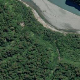 Satellite imagery of Canopy Bluff, NZ
