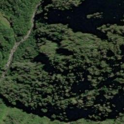 Satellite imagery of Slippery Brae, NZ