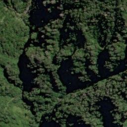 Satellite imagery of Slippery Brae, NZ
