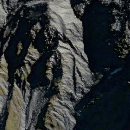 Satellite imagery of Notch Ridge, NZ