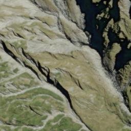 Satellite imagery of Carl Spur, NZ