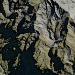 Satellite imagery of Carl Spur, NZ