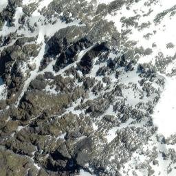 Satellite imagery of Whirlwind Spur, NZ