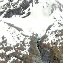 Satellite imagery of Whirlwind Spur, NZ