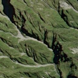 Satellite imagery of Peter Spur, NZ