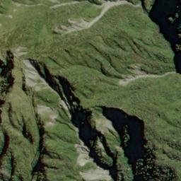 Satellite imagery of Peter Spur, NZ