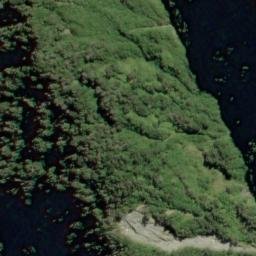 Satellite imagery of Poker Bluff, NZ