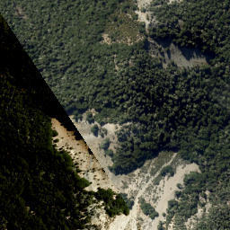 Satellite imagery of Lansdowne Spur, NZ