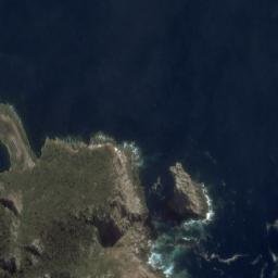 Satellite imagery of Cathedral Rock, AU