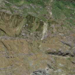 Satellite imagery of Crumbling Spur, NZ