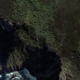 Satellite imagery of Cape Pillar, AU