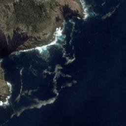 Satellite imagery of Cape Pillar, AU