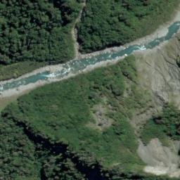 Satellite imagery of Poker Bluff, NZ