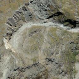 Satellite imagery of Crumbling Spur, NZ