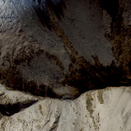 Satellite imagery of Dead Man Spur, NZ