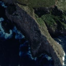Satellite imagery of Cape Raoul, AU