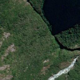 Satellite imagery of Hende Cliffs, NZ