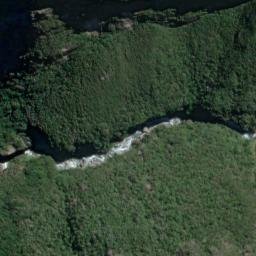 Satellite imagery of Hende Cliffs, NZ
