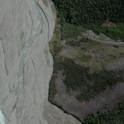 Satellite imagery of Duncans Face, NZ