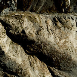 Satellite imagery of cairn, NZ