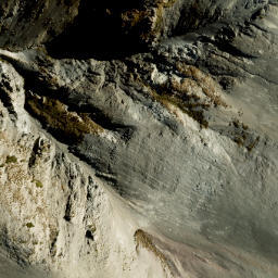 Satellite imagery of cairn, NZ