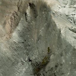 Satellite imagery of cairn, NZ
