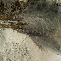 Satellite imagery of cairn, NZ