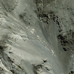Satellite imagery of cairn, NZ