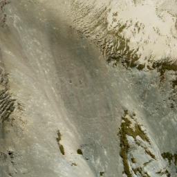 Satellite imagery of cairn, NZ