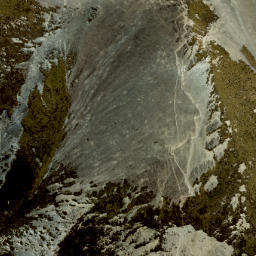 Satellite imagery of cairn, NZ