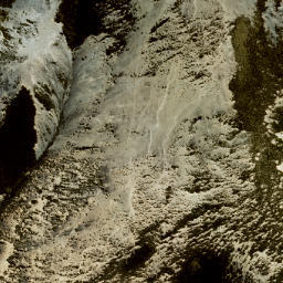 Satellite imagery of cairn, NZ
