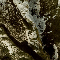 Satellite imagery of cairn, NZ