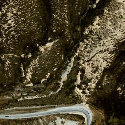 Satellite imagery of cairn, NZ