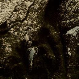 Satellite imagery of cairn, NZ