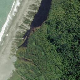 Satellite imagery of Omoeroa Bluff, NZ